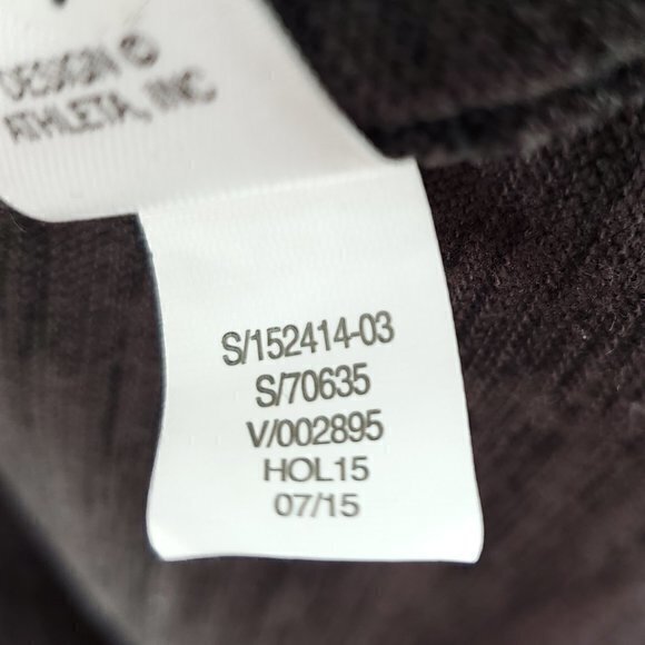 Athleta Blissful Sharkbite Long Sleeve Side Zip Top L Shale Heather Gray - Picture 15 of 16